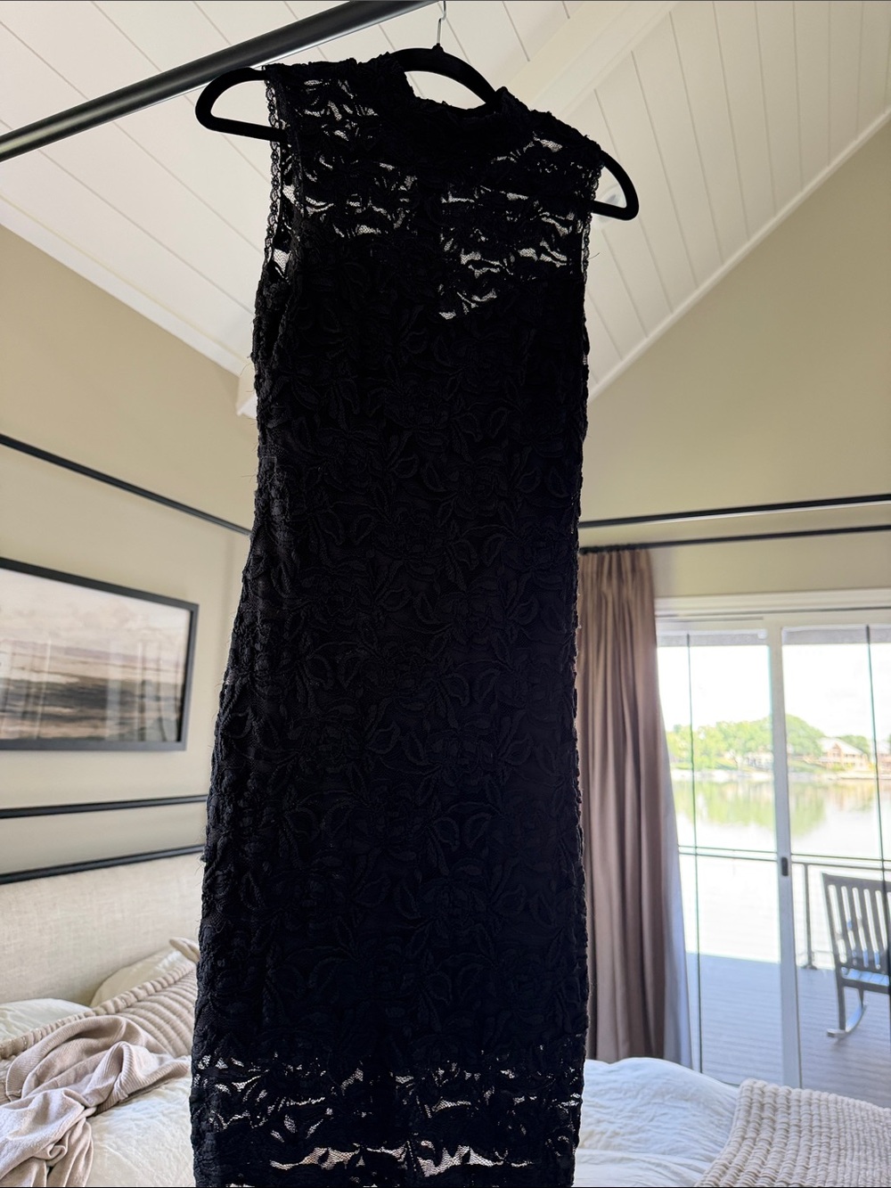 Soprano Black Lace Shell Cami